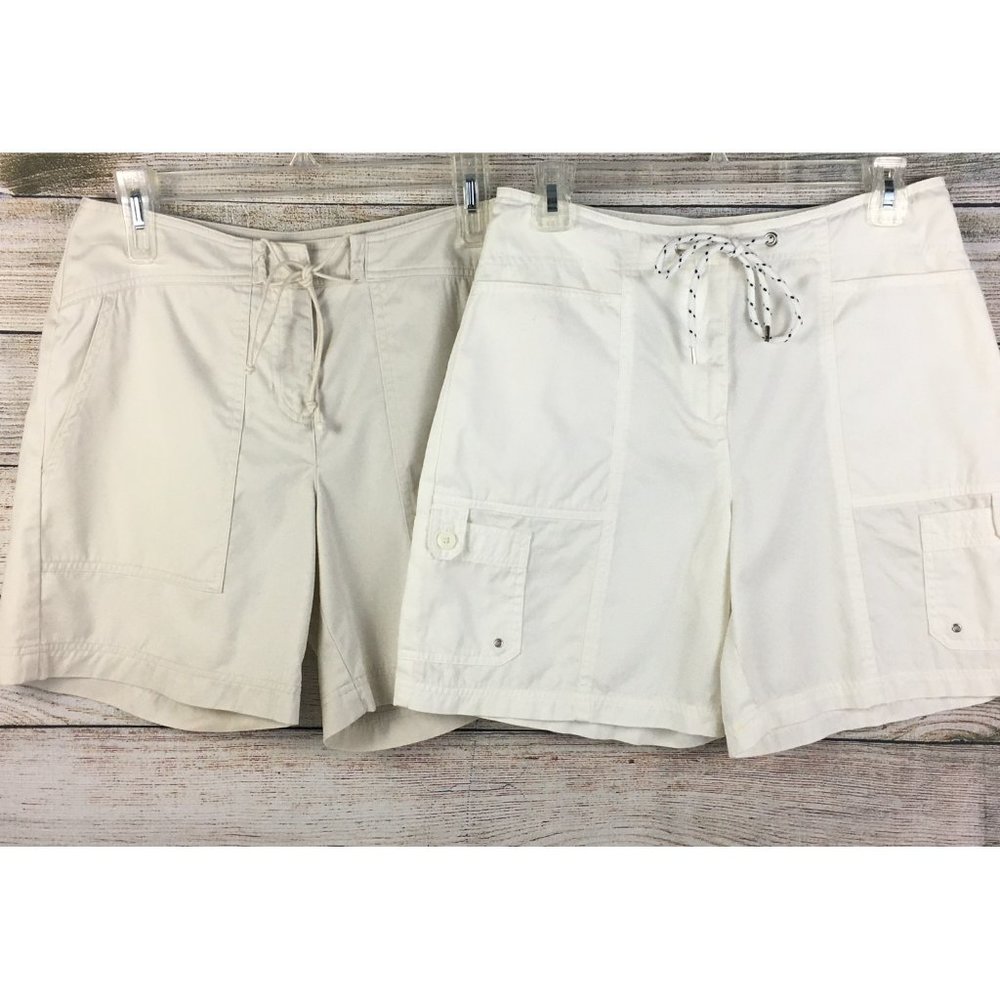 Jones NY Signature Cargo Shorts (2 pair)